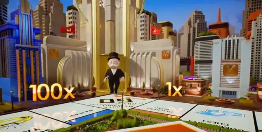 Monopoly Live 2 Rolls & 4 Rolls Bonus