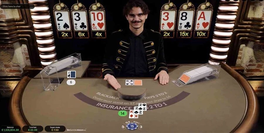 Super Stake Blackjack by Stakelogic