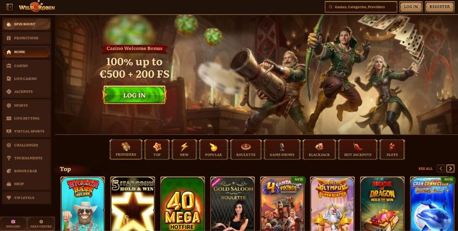 Wild Robin Home Page