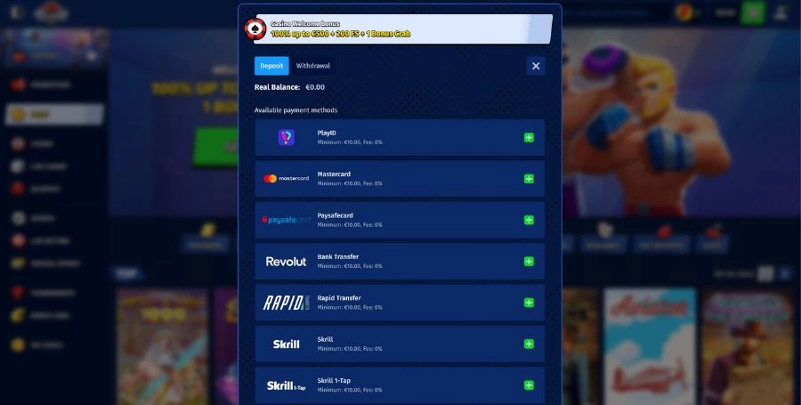 BigClash Payment Methods