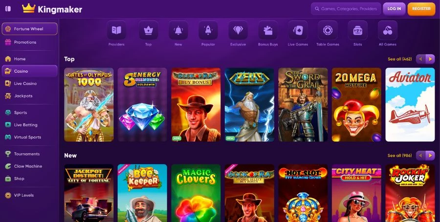 Game Selection at Kingmaker