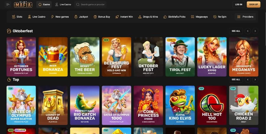 Game Selection at Slot Mafia