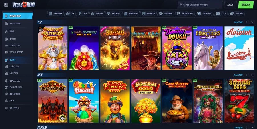 Game Selection at VegasHero