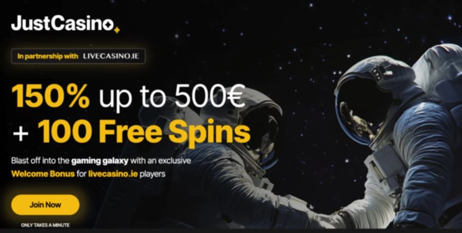 Just Casino Exclusive Welcome Bonus