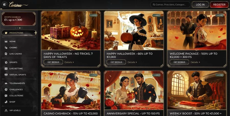 Casina Bonuses & Promotions