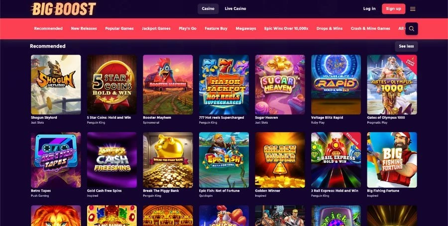 Game Selection at BigBoost