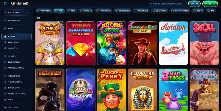 Game Selection at Millioner