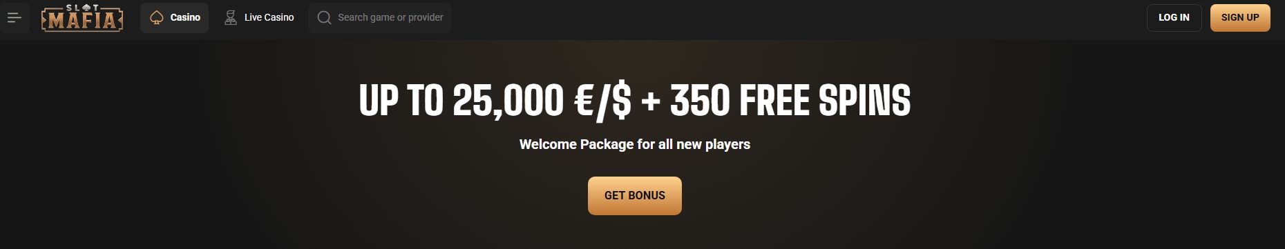 Slot Mafia Welcome Bonus