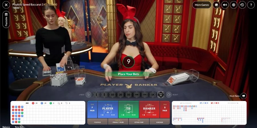 Playboy Speed Baccarat by OnAir Entertainment