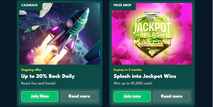 Rocket Riches Bonuses & Promotions