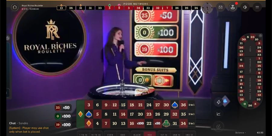 Royal Riches Roulette by Live88