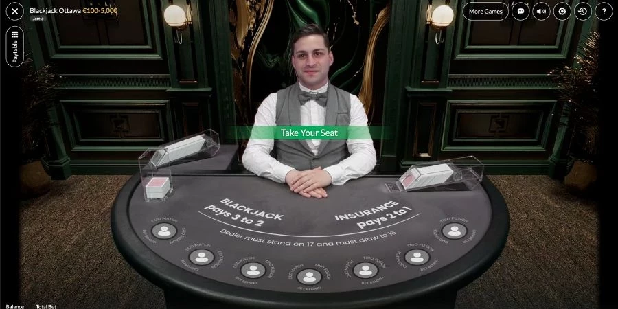 Standard Live Blackjack by OnAir Entertainment