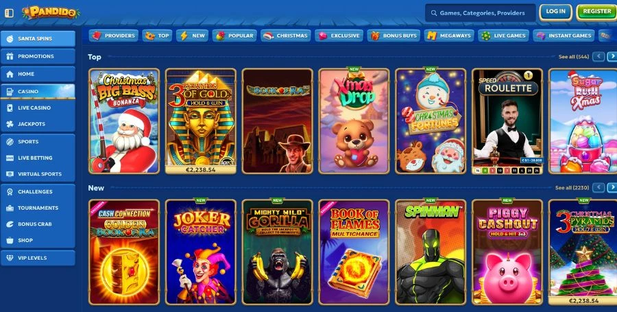 Game Selection at Pandido