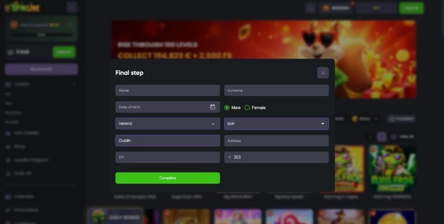 SpinLine Registration