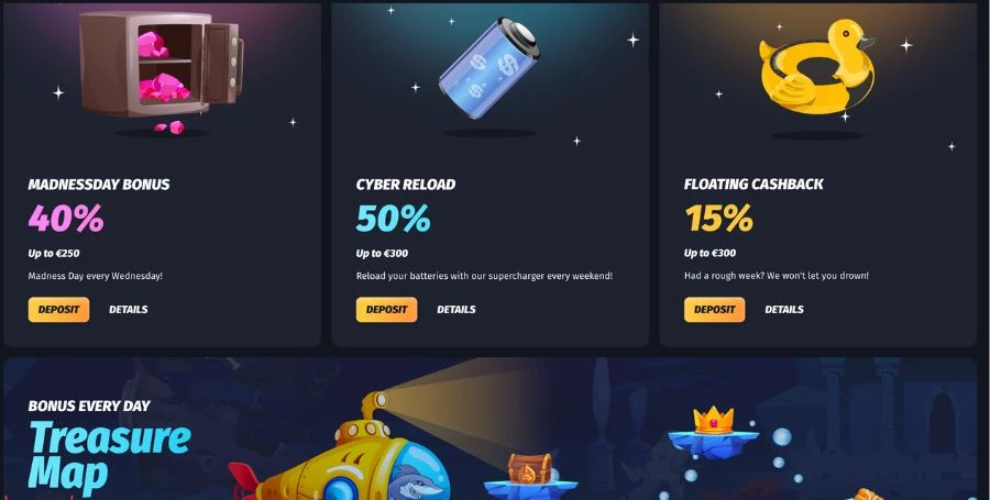 WinShark Bonuses & Promotions