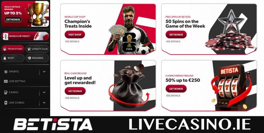 Betista Bonuses & Promotions