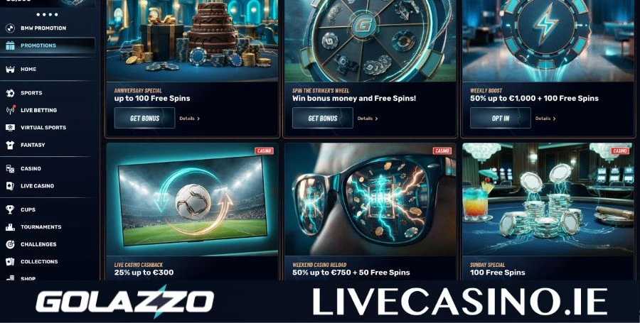 Golazzo Bonuses & Promotions